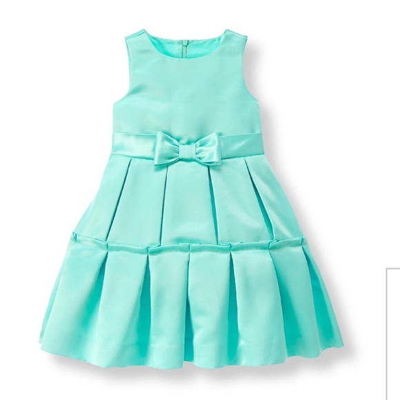 Janie and Jack Other - Janie and Jack Pleated Satim Dress